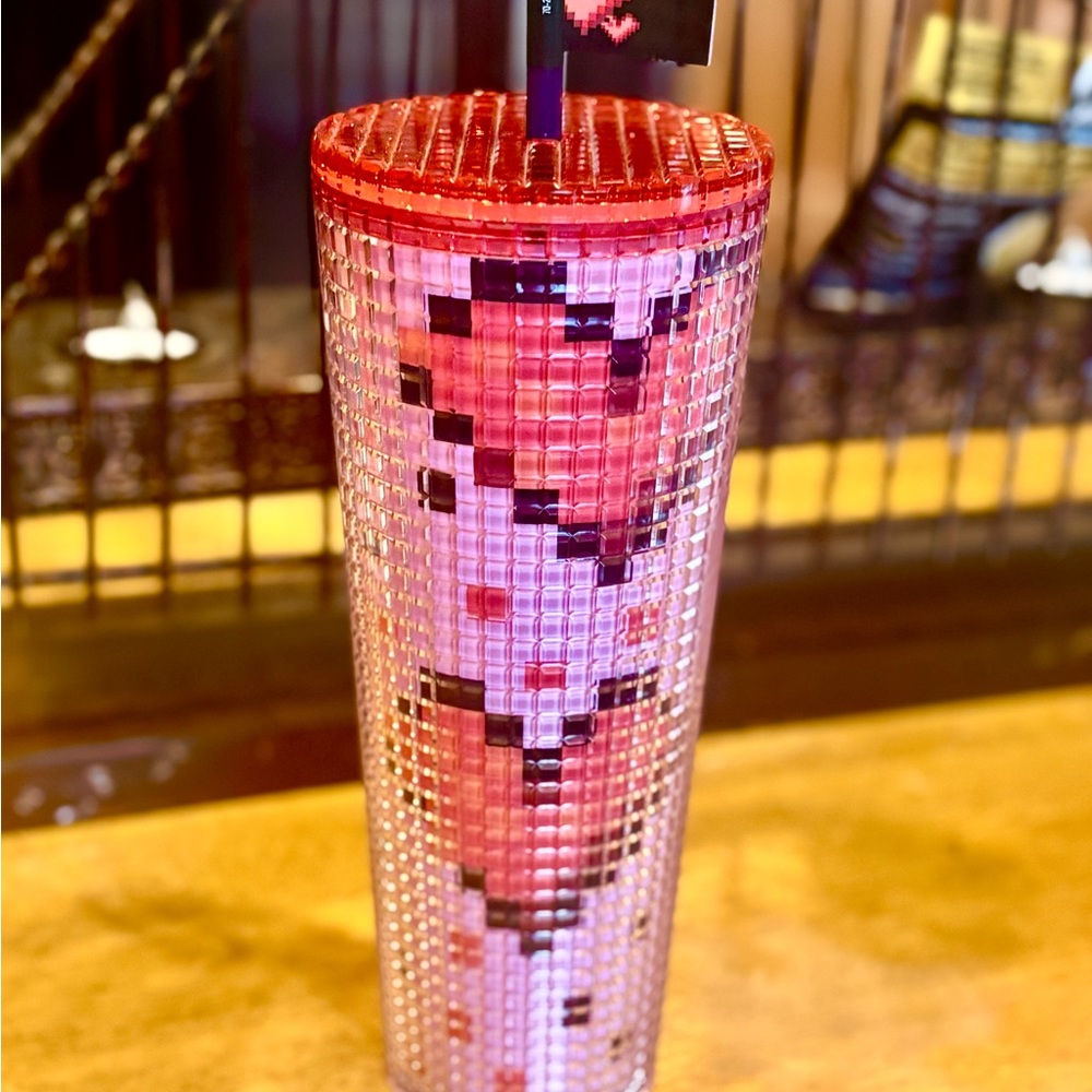Starbucks Valentines Red and Pink Tumbler